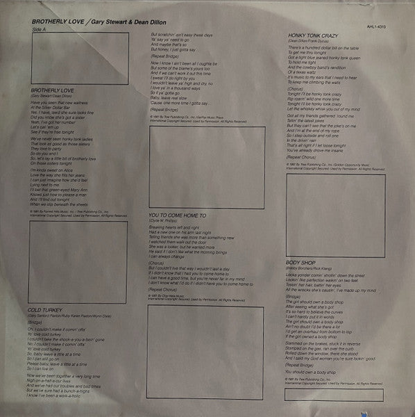 Brotherly Love - secondary