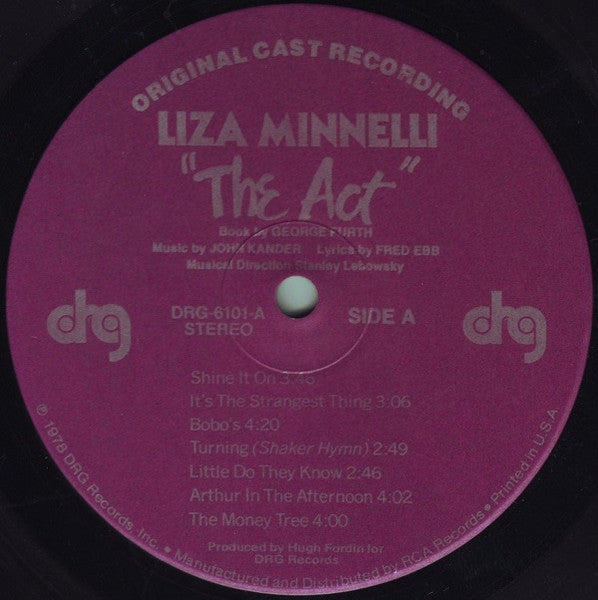 The Act (Original Broadway Cast) - secondary