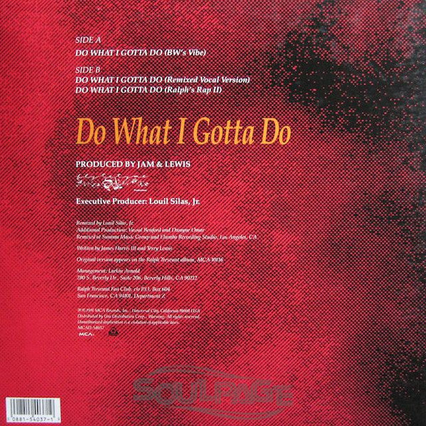 Do What I Gotta Do - secondary