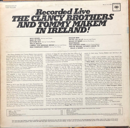 The Clancy Brothers & Tommy Makem - Recorded Live In Ireland