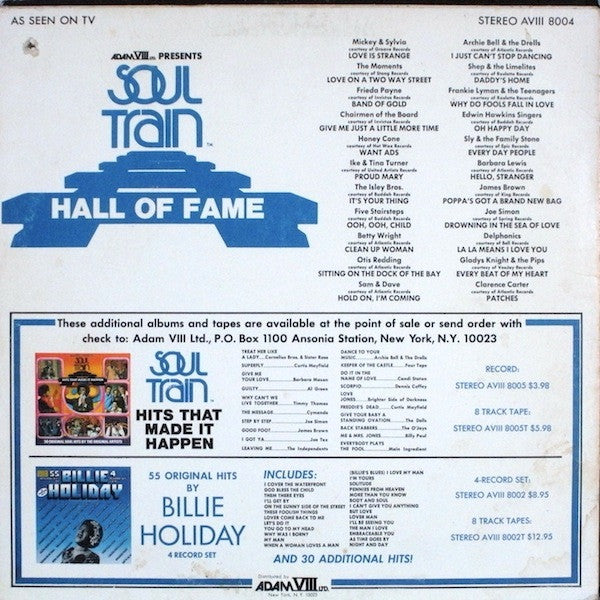 Soul Train Hall Of Fame - secondary