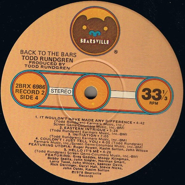 Back To The Bars - secondary