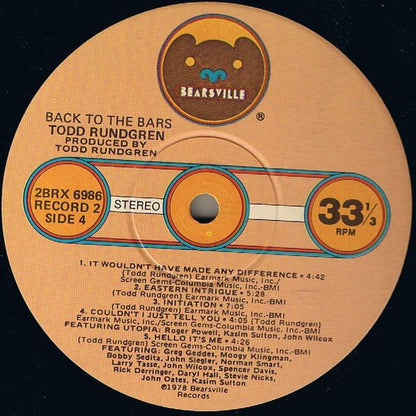 Back To The Bars - secondary