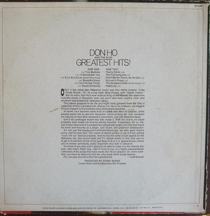 Don Ho, The Aliis - Don Ho's Greatest Hits