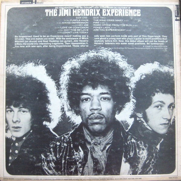 Are You Experienced - secondary