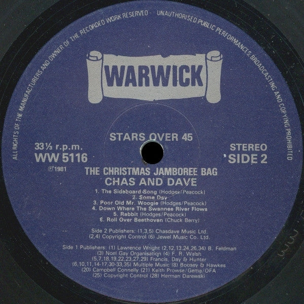 Chas And Dave - Chas 'N' Dave's Christmas Jamboree Bag