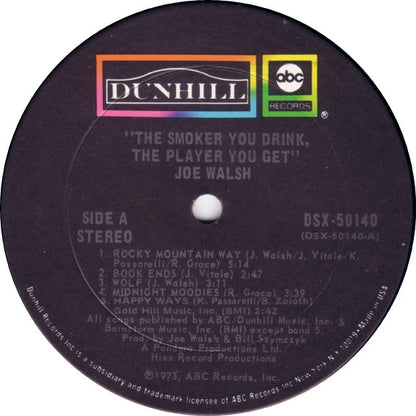 Joe Walsh - The Smoker You Drink, The Player You Get
