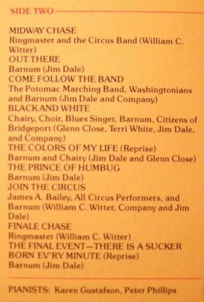 Jim Dale - Barnum The New Musical