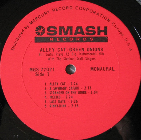 Alley Cat / Green Onions: Bill Justis Plays 12 Big Instrumental Hits - secondary