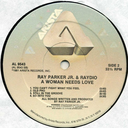Ray Parker Jr., Raydio - A Woman Needs Love