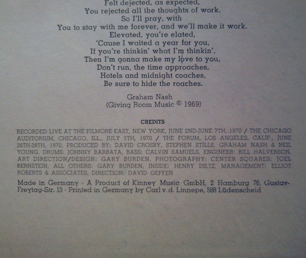 Crosby, Stills, Nash & Young - 4 Way Street
