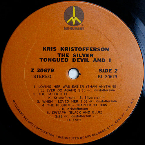 Kris Kristofferson - The Silver Tongued Devil And I