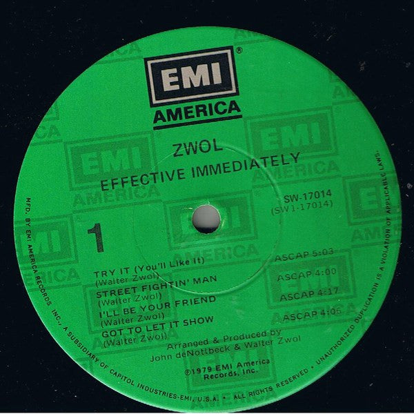 Effective Immediately - secondary