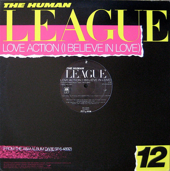 The Human League - Don't You Want Me (Special Extended Dance Mix) / Love Action (I Believe In Love)