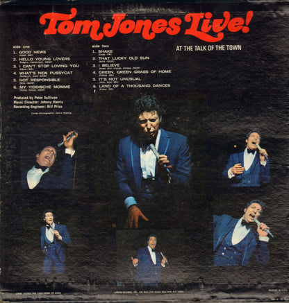 Tom Jones Live! At The Talk Of The Town - secondary
