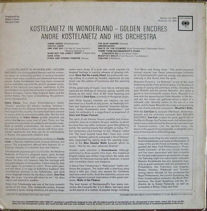 André Kostelanetz And His Orchestra - Kostelanetz In Wonderland - Golden Encores