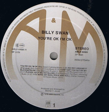 Billy Swan - You're Ok, I'm Ok