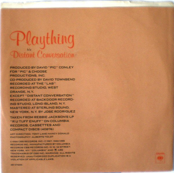 Plaything - secondary