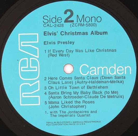 Elvis' Christmas Album - secondary
