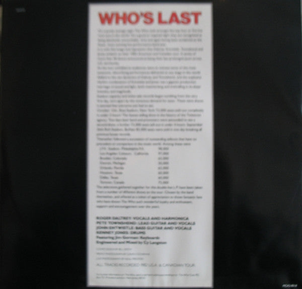 The Who - Who's Last