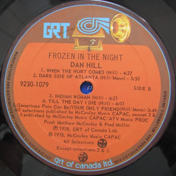 Dan Hill - Frozen In The Night