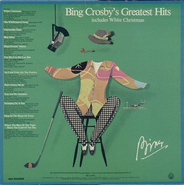Bing Crosby's Greatest Hits (Includes White Christmas) - secondary