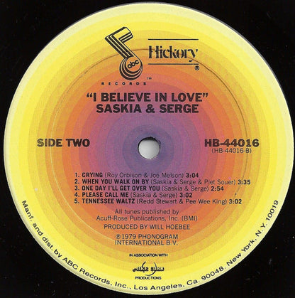 Saskia & Serge - I Believe In Love