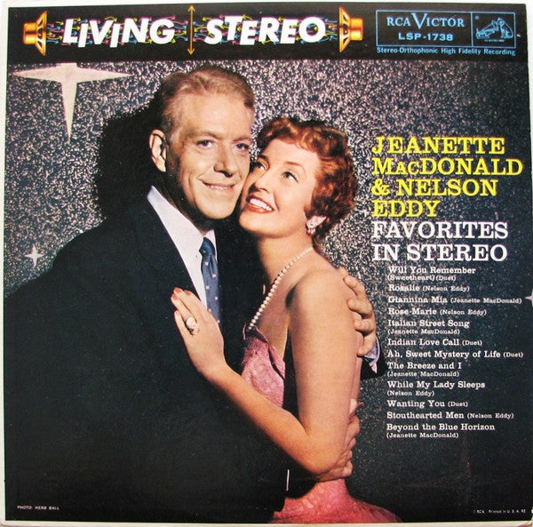 Jeanette MacDonald, Nelson Eddy - Favorites In Stereo