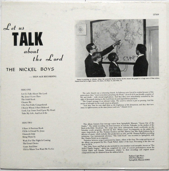 Let Us Talk About The Lord - secondary