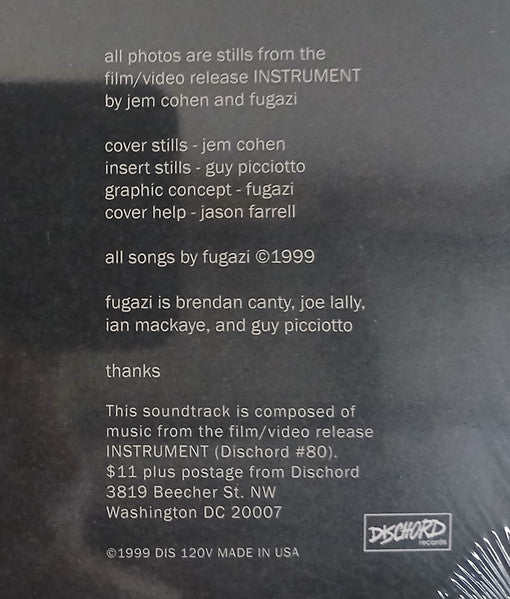 Instrument Soundtrack - secondary