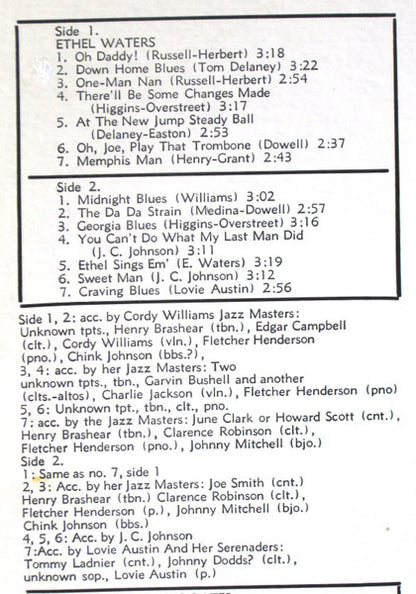 Oh Daddy! 1921-1924 - secondary