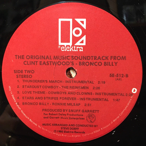 The Original Music Soundtrack From Clint Eastwood's - Bronco Billy - secondary