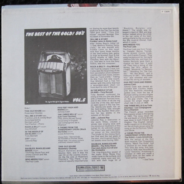 The Best Of The Gold! Vol. 5 (50's) - secondary