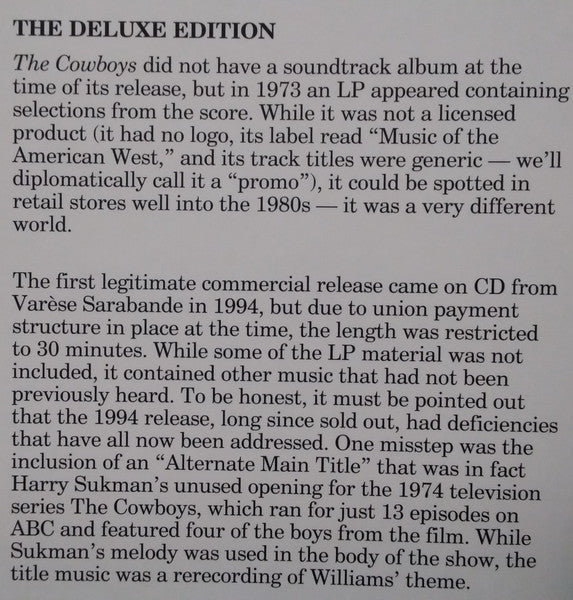 The Cowboys (Original Motion Picture Soundtrack) - secondary