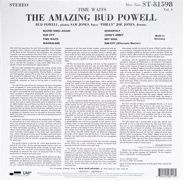 Time Waits (The Amazing Bud Powell) - secondary