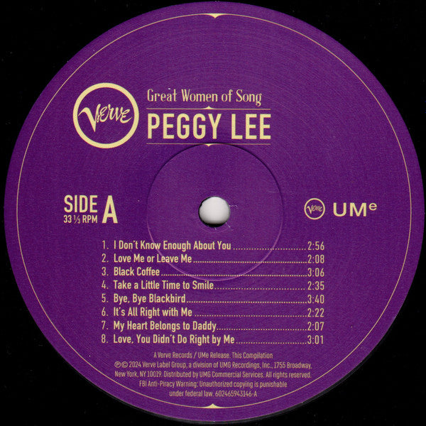 Great Women Of Song: Peggy Lee - secondary