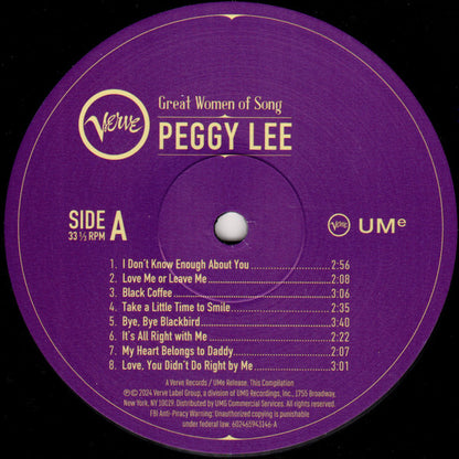Great Women Of Song: Peggy Lee - secondary