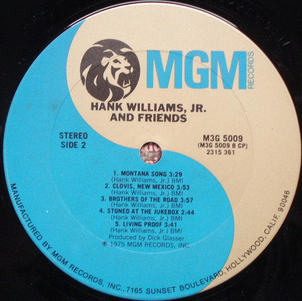 Hank Williams, Jr. And Friends - secondary