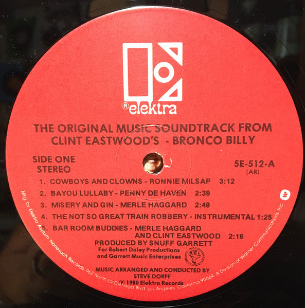 The Original Music Soundtrack From Clint Eastwood's - Bronco Billy - secondary