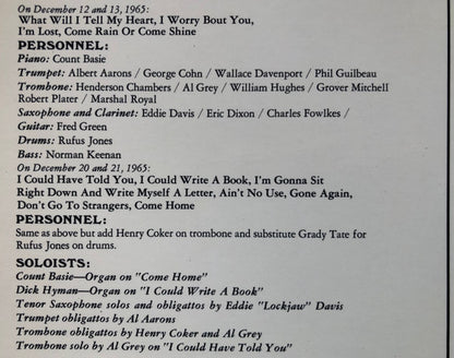 Arthur Prysock, Count Basie - Arthur Prysock / Count Basie