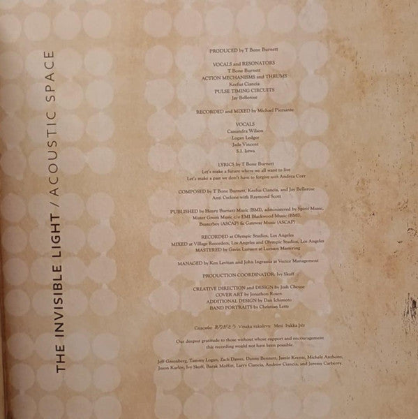 The Invisible Light: Acoustic Space - secondary