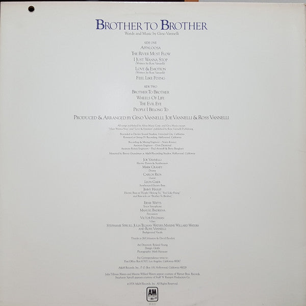 Brother To Brother - secondary
