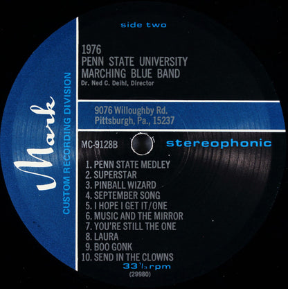 Penn State Blue Band - 1976 Penn State University Marching Blue Band