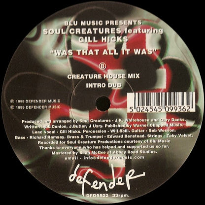 Was That All It Was - secondary