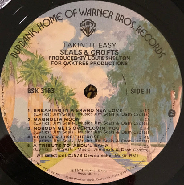 Takin' It Easy - secondary