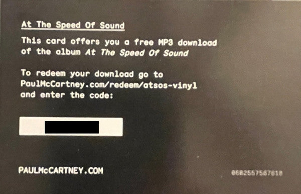 Wings At The Speed Of Sound - secondary