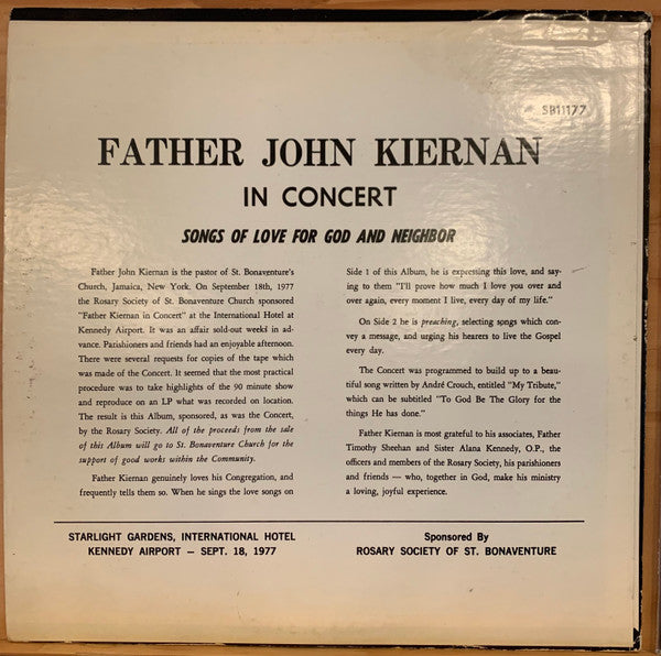 Father John Kiernan - In Concert: Songs Of Love For God And Neighbor