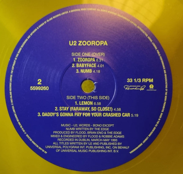 Zooropa - secondary