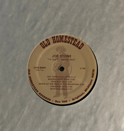 Joe Stone - I’d Like To Wander Back