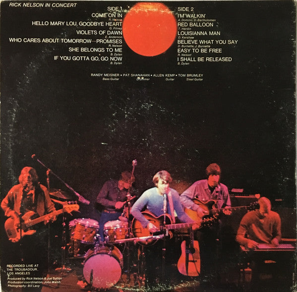 Rick Nelson In Concert - secondary